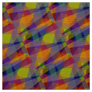 Tela de popelina de poliéster geométrica oscura