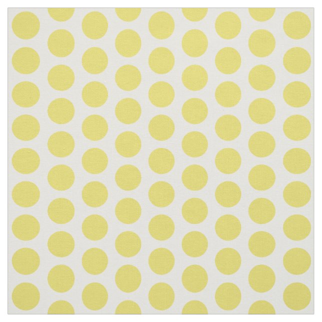 Tela de puntos mini polka amarillo blanco (Retal)