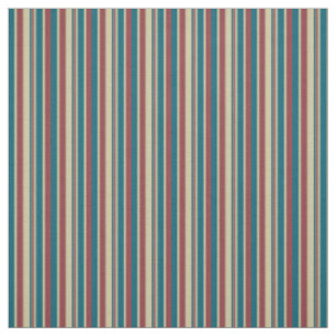 Tela de rayas de Heffalumps Rojo Azul Beige Silla