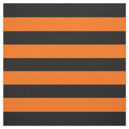Tela de rayas naranja/negro
