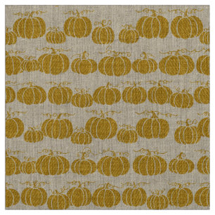 Tela de rayas Pumpkin Pathe - Cinderella Gold