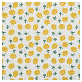 Tela de rosas amarillas