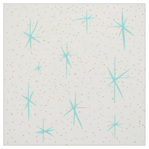 Tela de Starbursts de la turquesa de la era