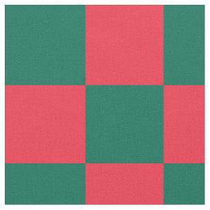 Tela de tablero de ajedrez rojo y verde