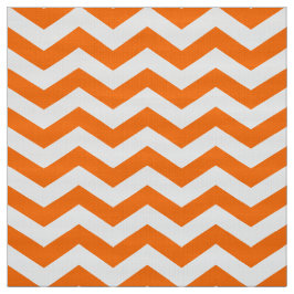 Tela de tapicería Chevron naranja por yarda