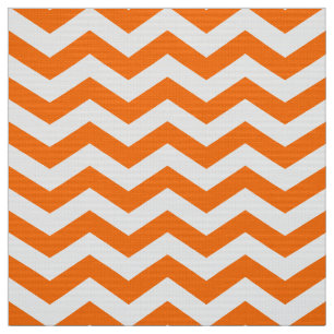Tela de tapicería Chevron naranja por yarda