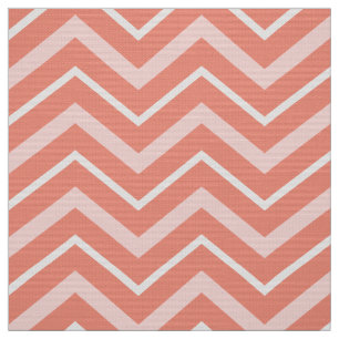 Tela de tapicería Coral Chevron