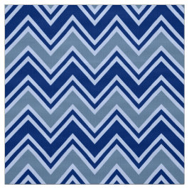 Tela de tapicería de Chevron azul marino y gris