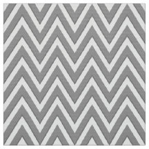 Tela de tapicería de Chevron gris y blanco