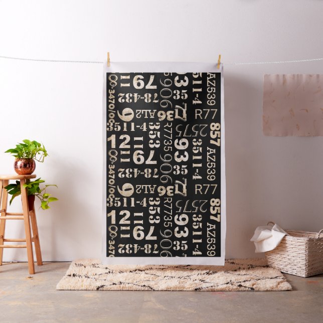 Tela de tapicería de la tipografía (In Situ)