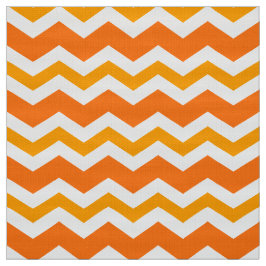 Tela de tapicería naranja en zig zag por yarda