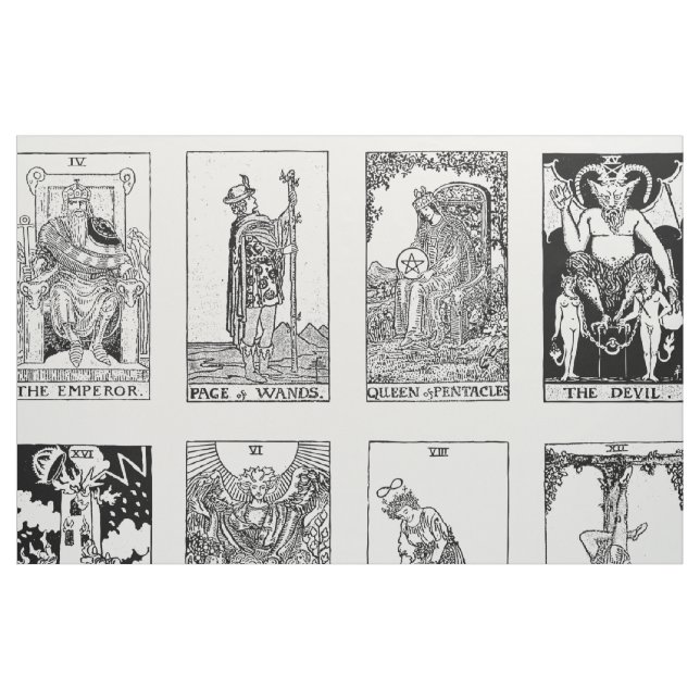tela de tarot antigua ("Cuarto gordo" (fat quarter))