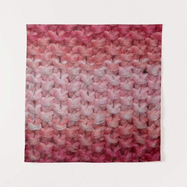 tela de tejido afilado con tonos rojos y beige, c (Anverso)