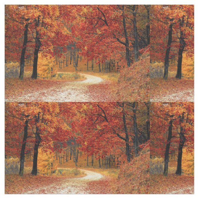 Tela de temporada de otoño (De cerca)