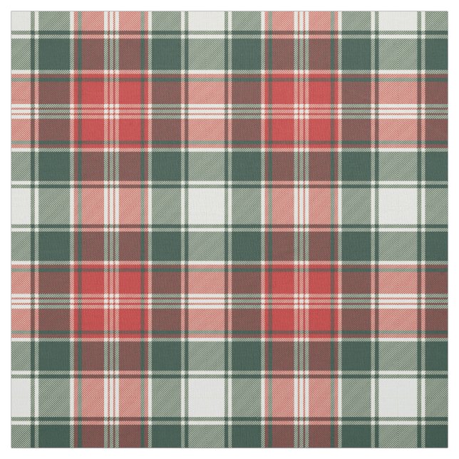 Tela de vacaciones de plástico rojo y verde (Retal)
