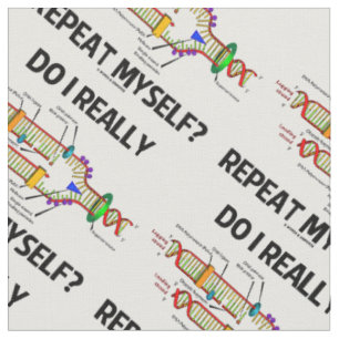 Tela ¿De Verdad Me Repito? Humor de replicación de ADN