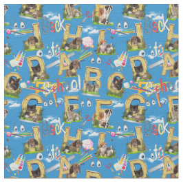 Tela De Vuelta A La Escuela ABC Fabric