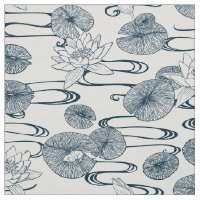 Tela de Waterlily Pond White Waterlilies