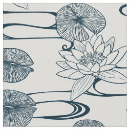 Tela de Waterlily Pond White Waterlilies