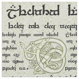 Tela Dechado céltico en verde
