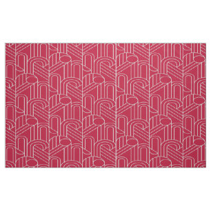 Tela Deco rojo y blanco