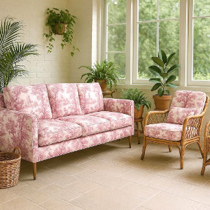 Tela Decoración campestre rococó cottagecore rosa román