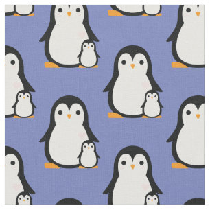 Tela Decoración de habitación de guardería de pingüino 