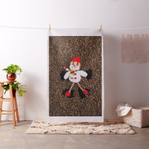 Tela Decoración de los navidades de snowman