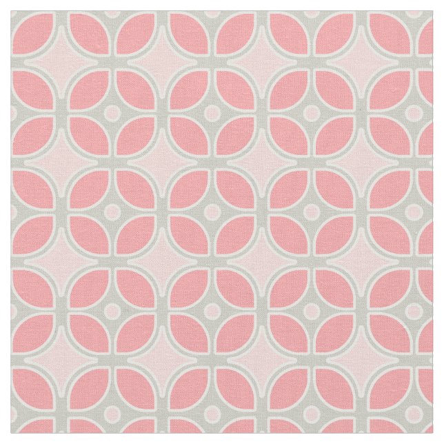 Tela Decoración Moderna De Moda Retro De Mediano Siglo (De cerca)