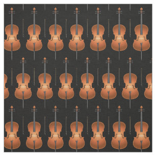 Tela Decoración musical de Cello Music