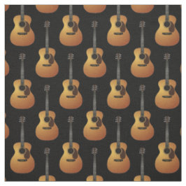 Tela Decoración musical de guitarra acústica