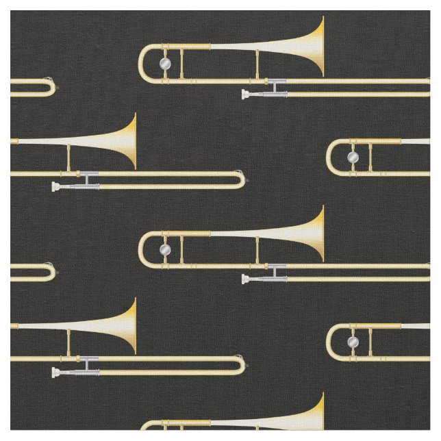 Tela Decoración musical de los trombones (De cerca)