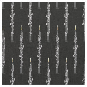 Tela Decoración musical de Oboe