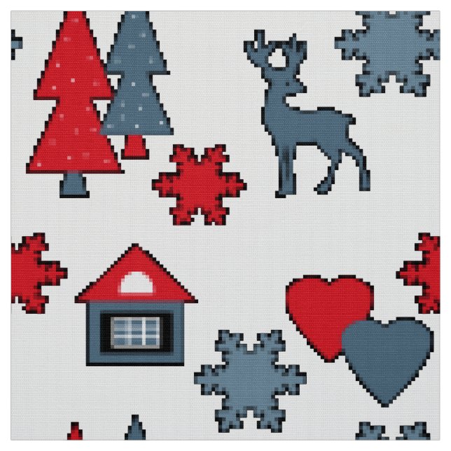 Tela Decoraciones navideñas (Retal)