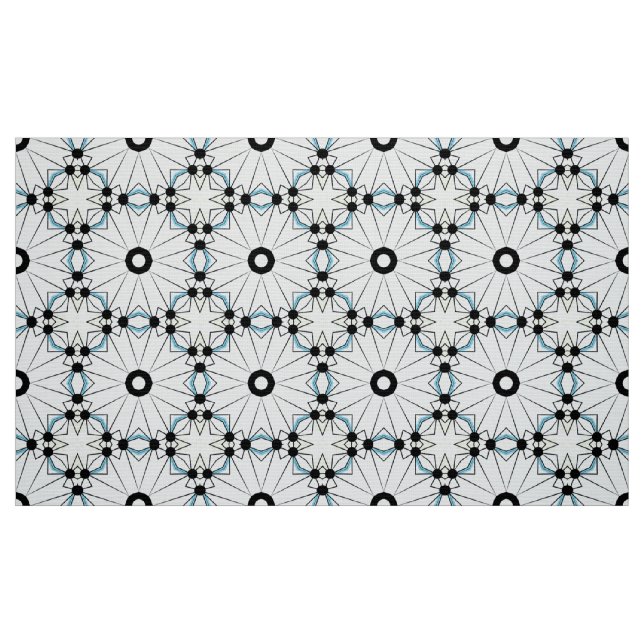 Tela Decorative circular node & star geometric pattern ("Cuarto gordo" (fat quarter))