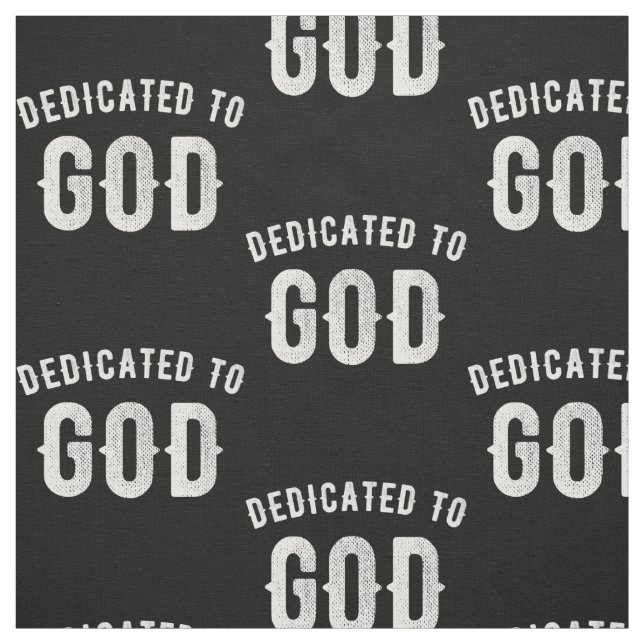 TELA DEDICADO A DIOS PERSONALIZABLE GUAY TEXTO BLANCO (Retal)