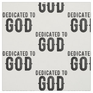 TELA DEDICADO A DIOS PERSONALIZABLE GUAY TEXTO NEGRO