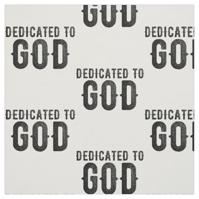 TELA DEDICADO A DIOS PERSONALIZABLE GUAY TEXTO NEGRO (Retal)