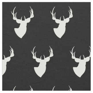 Tela Deer blanco y negro