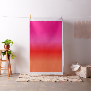 Tela Degradado rosa, rojo y Naranja