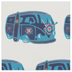 Tela del algodón de Hippie Van Custom Combed (56"