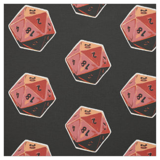 tela del arte de los dados del videojugador d20