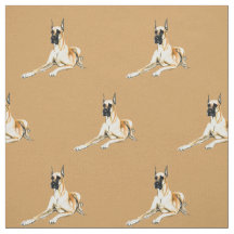 Tela del arte del perro de great dane