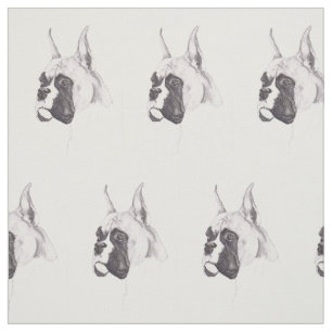 Tela del arte del perro del boxeador