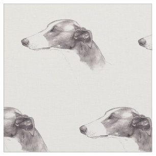 Tela del arte del perro del galgo