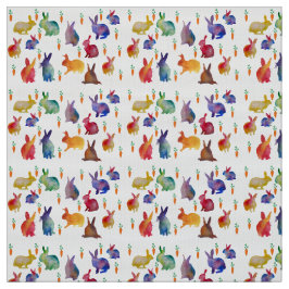 Tela del arte del watercolo de los conejos y de