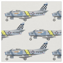 Tela del avión de combate F86