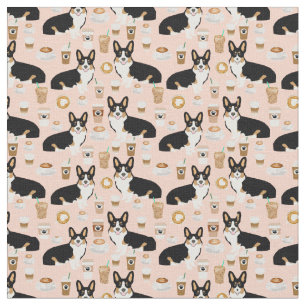 Tela del café del Corgi de Tricolored - ruboríce