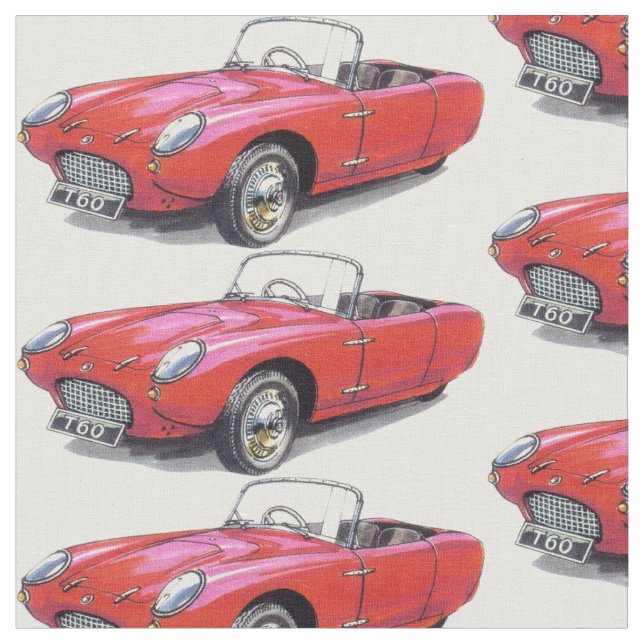 tela del coche de Berkeley T60 del vintage (De cerca)