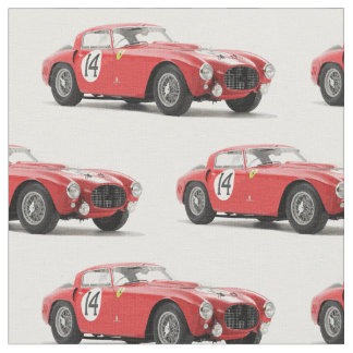 Tela del coche de carreras del vintage